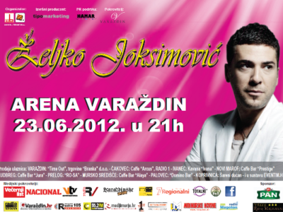 Željko Joksimović - veliki koncert, 23.06.2012., varaždinska Arena, 21 sat