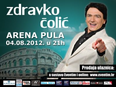 ZDRAVKO ČOLIĆ sa obitelji u Grčkoj puni baterije za koncert u pulskoj Areni - subota, 04.08.2012.