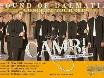 KLAPA CAMBI (Kaštel Kambelovac) prva klapa na američkoj turneji !!!