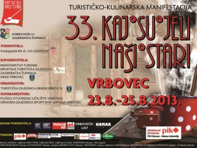 33. 'Kaj su jeli naši stari',  23. - 25.08.2013., Vrbovec