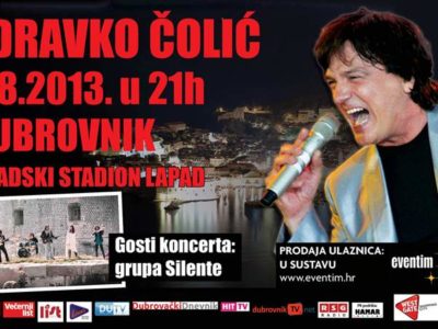 ZDRAVKO ČOLIĆ sve je spremno za veliki stadionski koncert - 09.08.2013., Dubrovnik