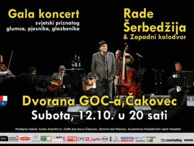 RADE ŠERBEDŽIJA - Gala koncert, 12.10.2013., dvorana GOC, Čakovec