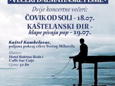 Večeri dalmatinske pisme, 18. i 19.07.2014., Kaštela