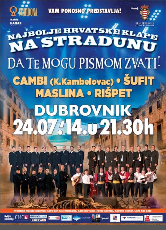 klape na stradunu 24.07