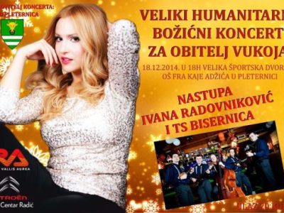 Ivana Radovniković veliki humanitarni koncert, 18.12.2014., Pleternica