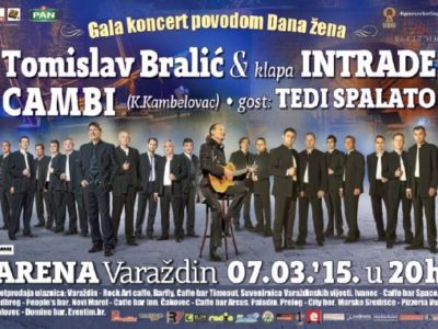 T.Bralić i klapa Intrade, klapa Cambi i Tedi Spalato, 03.07.2015., Arena Varaždin