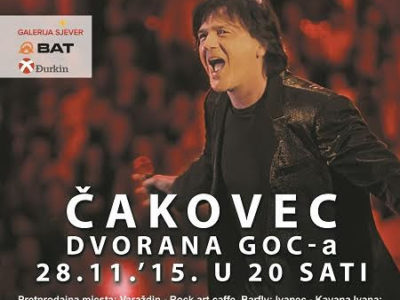 Zdravko Čolić, koncert u Čakovcu, 28.11.2015., pred vratima