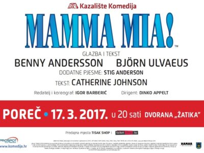 Turneja mjuzikla 'Mamma Mia' nastavlja se u Poreču i Rijeci