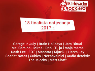 Odabrani finalisti ovogodišnjeg Karlovačko RockOff festivala!