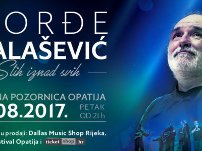Đorđe Balašević nakon pet godina opet u Opatiji, 11.08.2017.